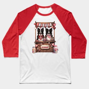 My Border Collie Is My Valentine Baseball T-Shirt